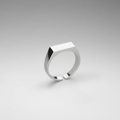 SIGNET CUFF RING